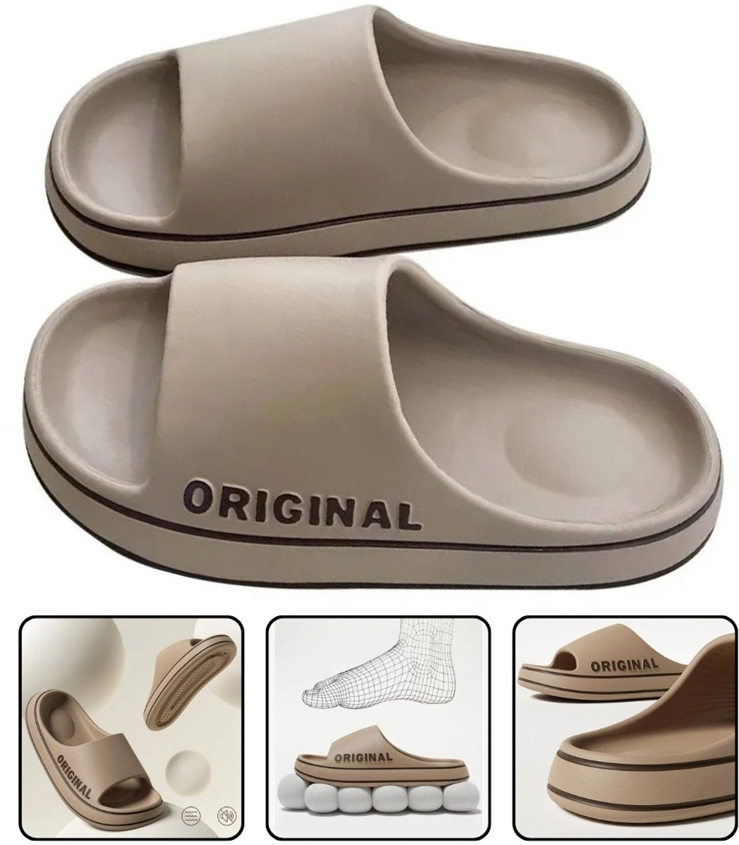Slippers Dames-Badslippers Dames Maat : 38-39 - Khaki