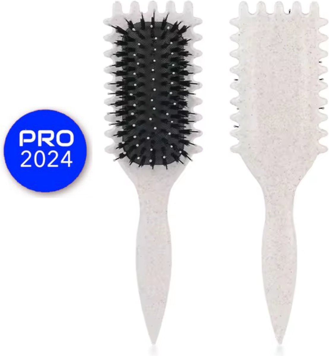 Define Brush Curl - Defining Brush - Haarborstel - Krullen - Styling - Curl Brush - Borstel Voor Krullend Haar - Krullen Kam - Krullenborstel - Beige