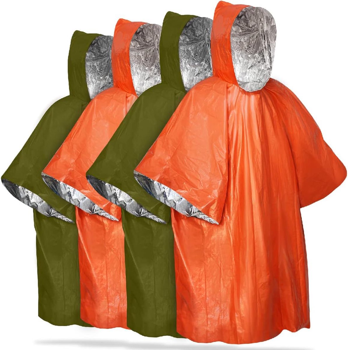 4 stuks Waterdichte overlevingsdeken Nooddeken 125cm*100cm