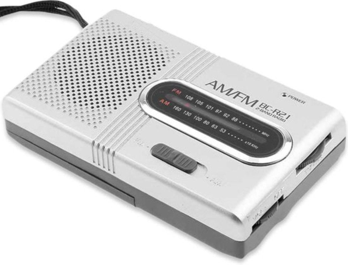 Draagbare radio - noodradio - noodpakket must have - radio op batterijen voor rampen