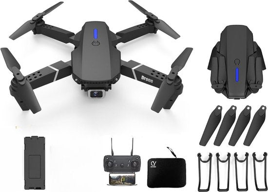 E88 Drone - Drone met camera en opbergtas - Buiten/Binnen - voor Kinderen/Volwassenen