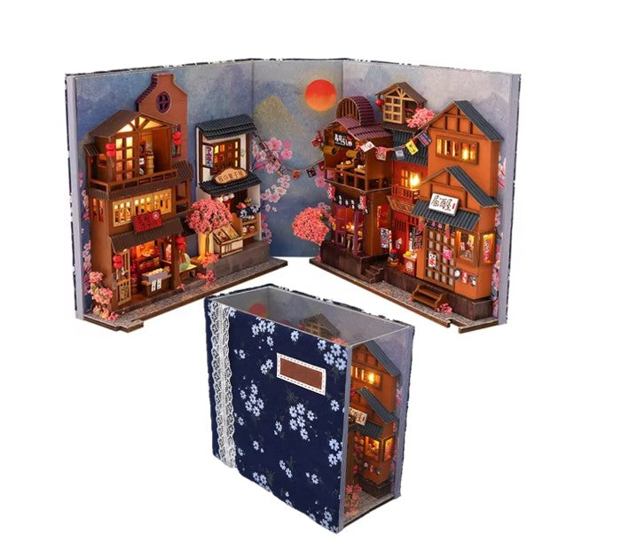 Stemap® DIY Japanse Book Nook Met LED Licht