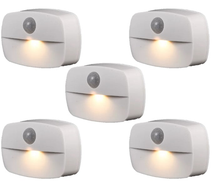 Stemap® 5x Nachtlampje met bewegingssensor Draadloos