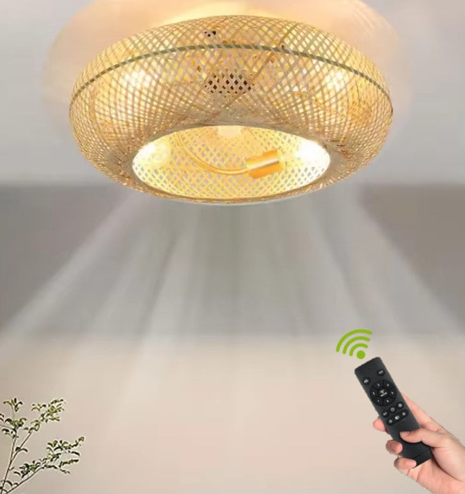 Stemap® Plafondventilator met VerlichtingBamboe Plafondlamp